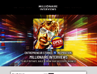 millionaire-interviews.libsyn.com screenshot