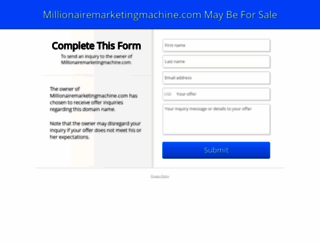 millionairemarketingmachine.com screenshot