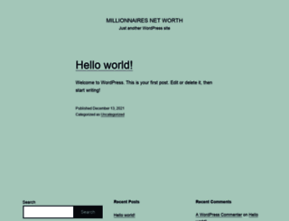 millionairesnetworth.com screenshot