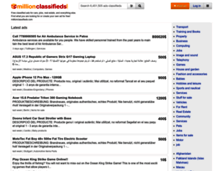 millionclassifieds.com screenshot