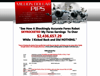 milliondollarpips.com screenshot