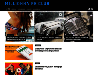millionnaireclub.fr screenshot
