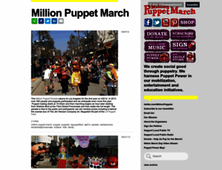 millionpuppetmarch.com screenshot