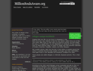 millionsoulsaware.com screenshot
