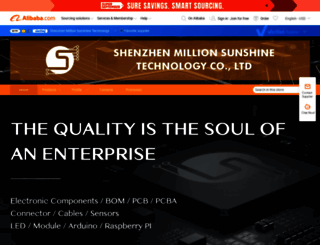 millionsunshine.en.alibaba.com screenshot