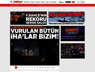 milliyet.com screenshot