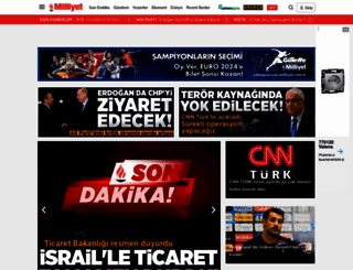 milliyet.com.tr screenshot