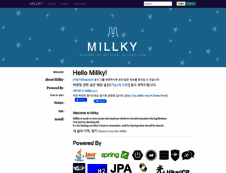 millky.com screenshot