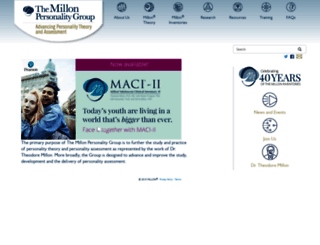 millonpersonality.com screenshot