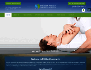 millrisechiropractic.com screenshot