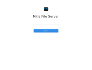 mills.egnyte.com screenshot
