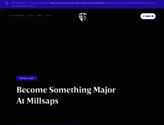 millsaps.edu screenshot