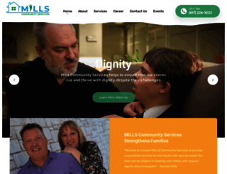 millscommunityservices.com screenshot