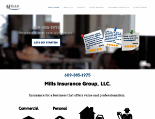 millsinsurancegroup.com screenshot