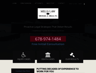 millslegal.net screenshot