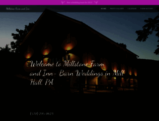 millstonefarmandinn.com screenshot