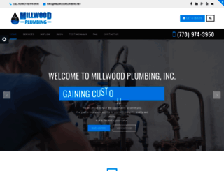 millwoodplumbing.net screenshot