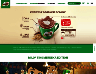 milo.com.my screenshot