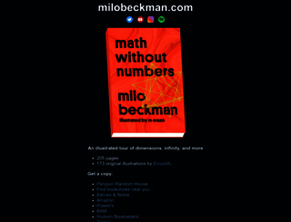 milobeckman.com screenshot