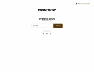 milogiftshop.com screenshot