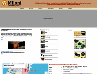 miloniinternational.com screenshot
