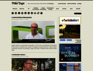 milosdjajic.com screenshot