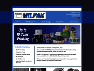 milpak.com screenshot