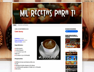 milrecetasparati.blogspot.com screenshot
