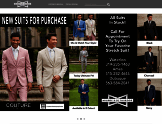 milroystuxedos.com screenshot