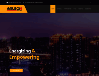 milsoncorp.com screenshot