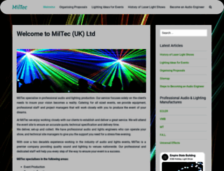 miltec.org.uk screenshot