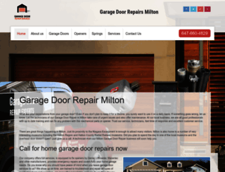 milton-garageservices.ca screenshot