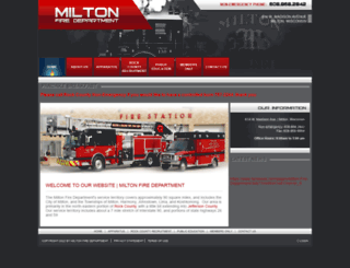 miltonfire.com screenshot