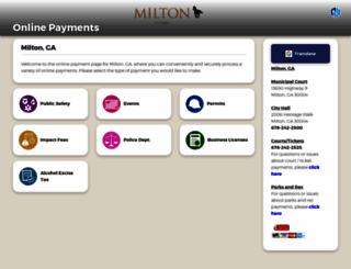 miltonga.governmentwindow.com screenshot