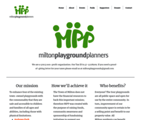miltonplaygroundplanners.com screenshot