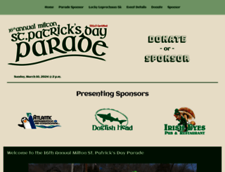 miltonstpatricksdayparade.com screenshot