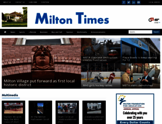 miltontimes.com screenshot