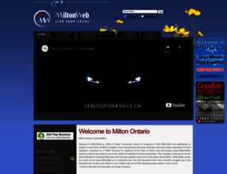 miltonweb.ca screenshot
