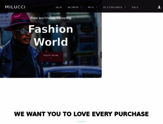 milucci.com screenshot