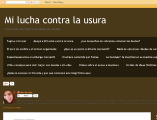 miluchacontralausura.com screenshot