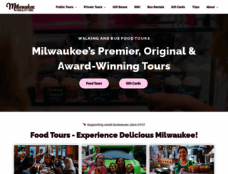milwaukeefoodtours.com screenshot