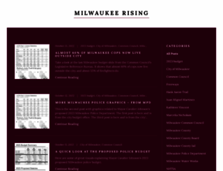 milwaukeerising.net screenshot