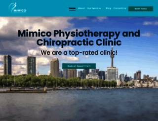 mimicophysiotherapy.ca screenshot