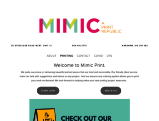 mimicprint.com screenshot