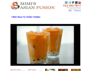 mimisasianfusion.com screenshot
