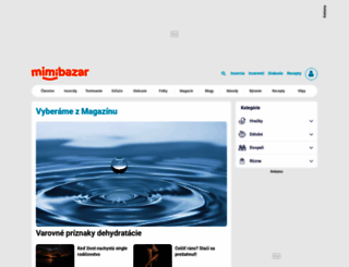 mimishop.sk screenshot