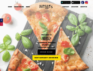 mimispizza.com.au screenshot