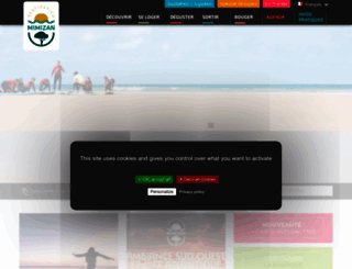 mimizan-tourisme.com screenshot