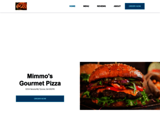 mimmosgourmetpizza.com screenshot