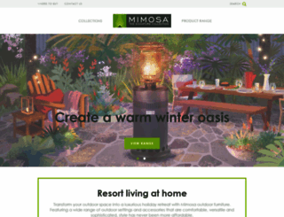 mimosaoutdoors.com.au screenshot